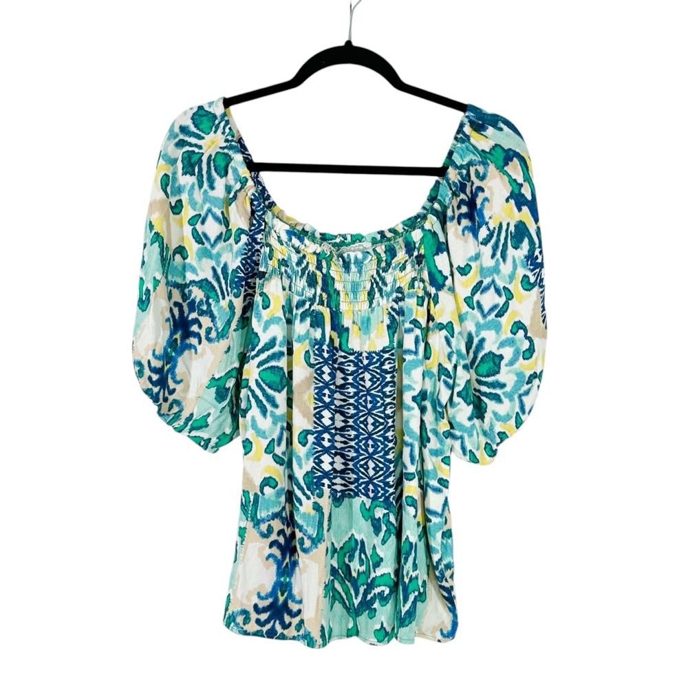 Off the shoulder peasant top